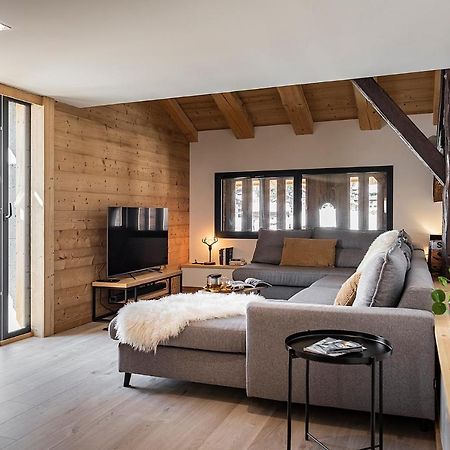 Spacieux Duplex Avec Vue La Clusaz Exterior photo