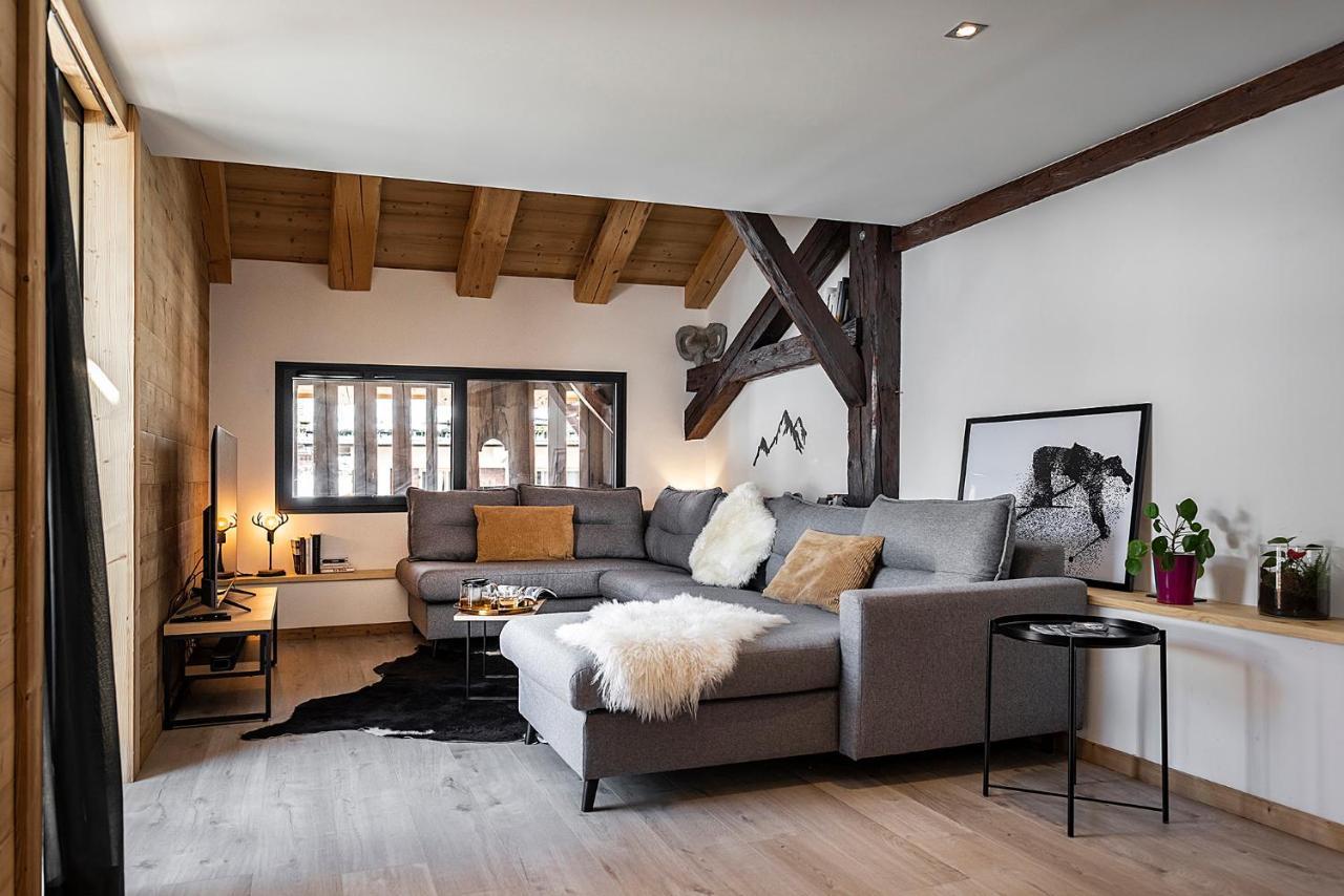 Spacieux Duplex Avec Vue La Clusaz Exterior photo